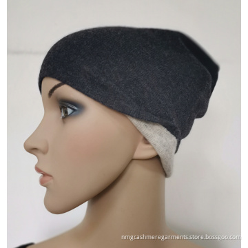 cashmere and wool blended hat